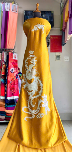 Áo ép đá với thêu