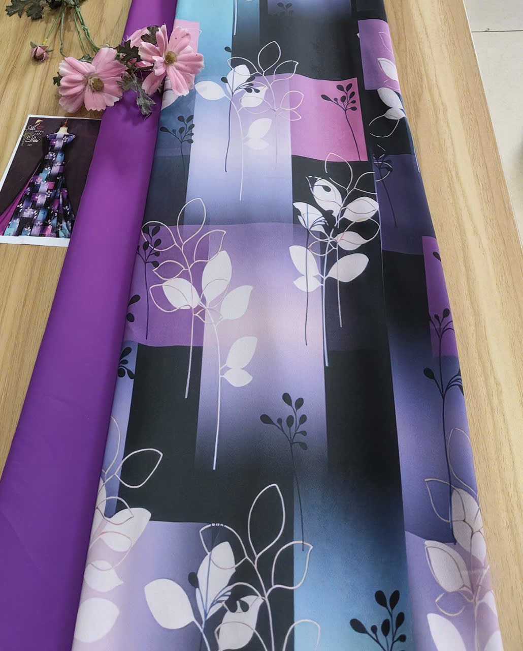 Vải lụa tơ cao cấp